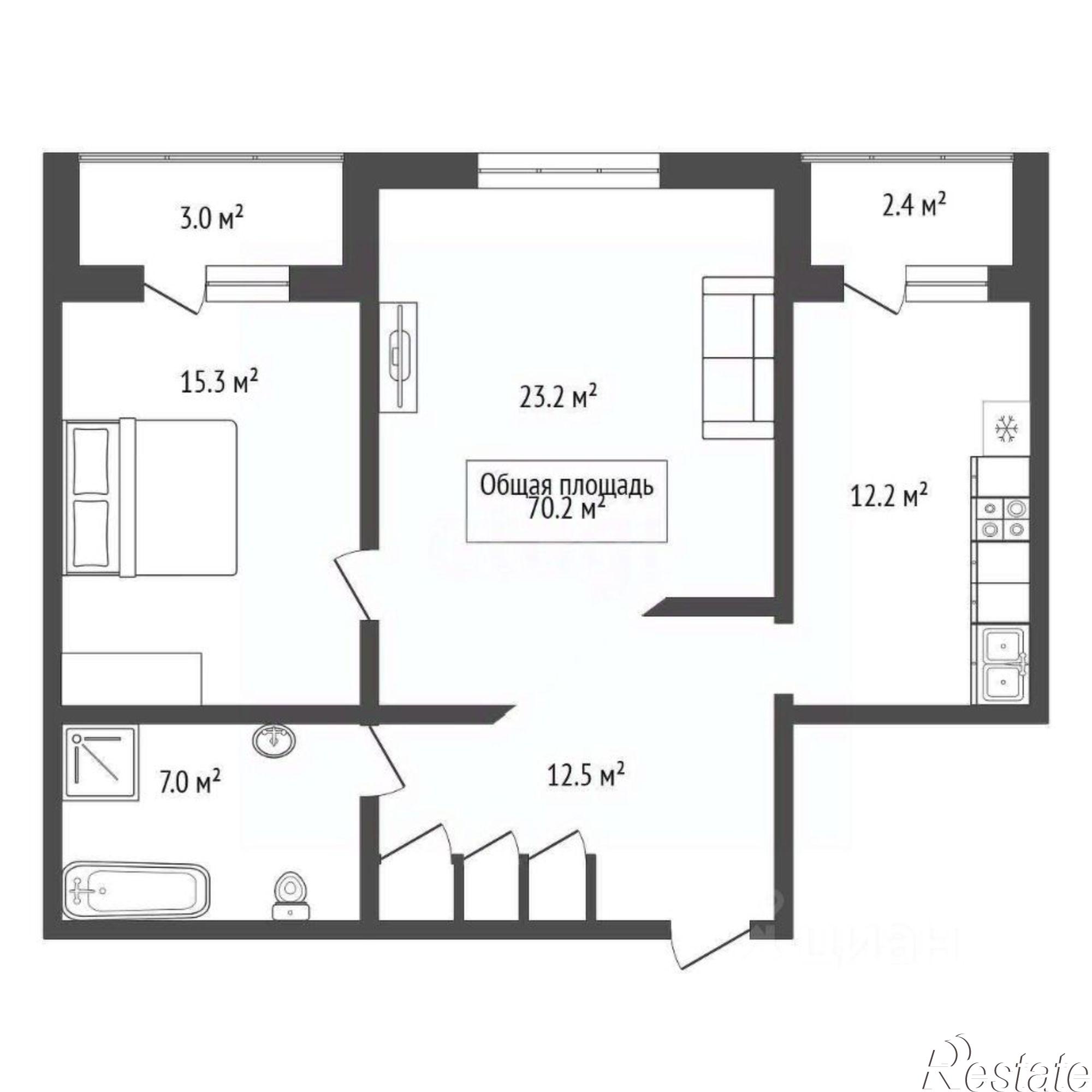Купить квартиру за 10 500 000 рублей