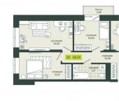 3-комн, 68 кв м, этаж 19/25 Вилюйская улица, 20