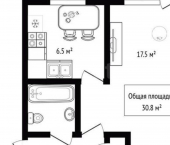 1-комн, 31кв м, этаж 2/5 ул Советская, 53